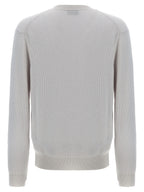 Brioni White Cashmere Cardigan