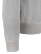 Brioni White Cashmere Cardigan