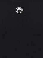 Marine Serre Black Viscose Cardigan