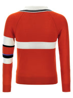WALES BONNER Multicolor Wool Cardigan