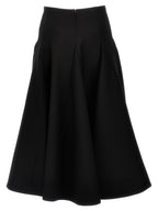Valentino Garavani Black Virgin Wool Mini Skirt