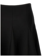 Valentino Garavani Black Virgin Wool Mini Skirt