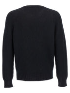 MA'RY'YA Black Wool Cardigan