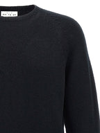MA'RY'YA Black Wool Cardigan