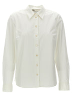 Tory Burch White Cotton Blouse
