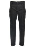 Department 5 Black Cotton Casual Pants