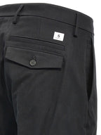 Department 5 Black Cotton Casual Pants