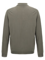 ZANONE Gray Virgin Wool Polo Shirt