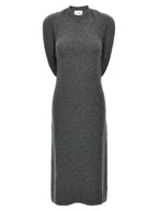 Courrèges Gray Wool Midi Dress
