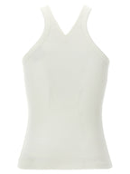 Courrèges White Cotton Tank Tops