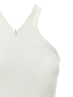 Courrèges White Cotton Tank Tops