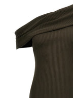 Courrèges Brown Viscose Long Dress