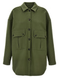 Fortela Bicolor Virgin Wool Blouse