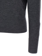 Burberry Gray Wool Cardigan
