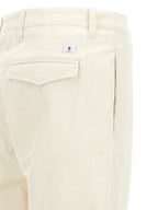Department 5 White Cotton Casual Pants