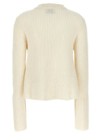 Loulou De Saison White Cashmere Cardigan