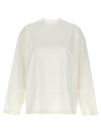 Jil Sander White Cotton Long Sleeve T-Shirt