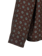 Moschino Brown Silk Blouse