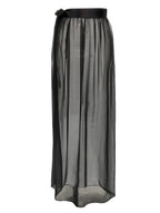 Dolce & Gabbana Black Silk Mini Skirt