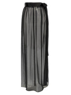 Dolce & Gabbana Black Silk Mini Skirt