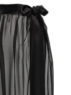 Dolce & Gabbana Black Silk Mini Skirt