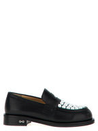 MACH & MACH Bicolor Calfskin Slip-On Loafers