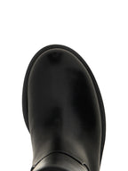MACH & MACH Black Calfskin Over The Knee