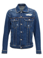 Dolce & Gabbana Blue Cotton Denim Jacket