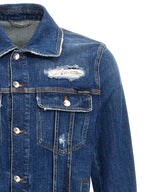 Dolce & Gabbana Blue Cotton Denim Jacket