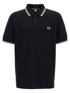 Comme Des Garçons Bicolor Cotton Polo Shirt