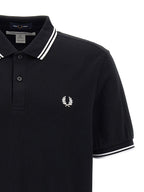 Comme Des Garçons Bicolor Cotton Polo Shirt