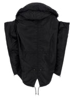 Junya Watanabe Black Nylon Full-Length Jacket