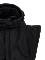 Junya Watanabe Black Nylon Full-Length Jacket