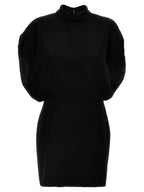 Max Mara Black Triacetate Short Dress