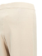 Max Mara Beige Viscose Casual Pants