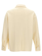 Jil Sander White Wool Blouse