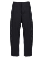 Jil Sander Blue Cotton Casual Pants