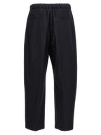Jil Sander Blue Cotton Casual Pants