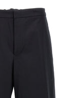 Jil Sander Blue Cotton Casual Pants