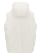 Jil Sander White Polyester Sleeveless Jacket