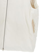 Jil Sander White Polyester Sleeveless Jacket