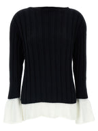 Issey Miyake Bicolor Cotton Cardigan
