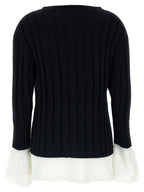 Issey Miyake Bicolor Cotton Cardigan