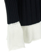 Issey Miyake Bicolor Cotton Cardigan