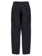 CELLAR DOOR Blue Polyester Dress Pants