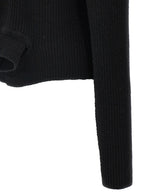 Rick Owens Black Cashmere Cardigan
