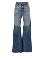Chloé Blue Cotton Flared Jeans