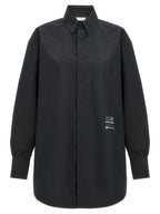 MM6 Maison Margiela Black Polyester Blouse