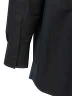 MM6 Maison Margiela Black Polyester Blouse