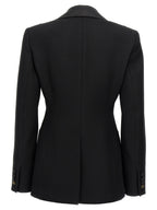 Max Mara Black Virgin Wool Blazer
